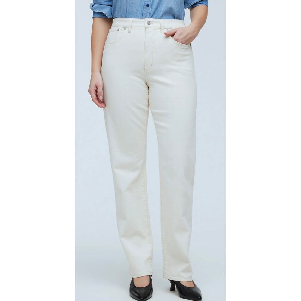Madewell Curvy 90s Straight Jeans Vintage Canvas W33 NWT High Rise